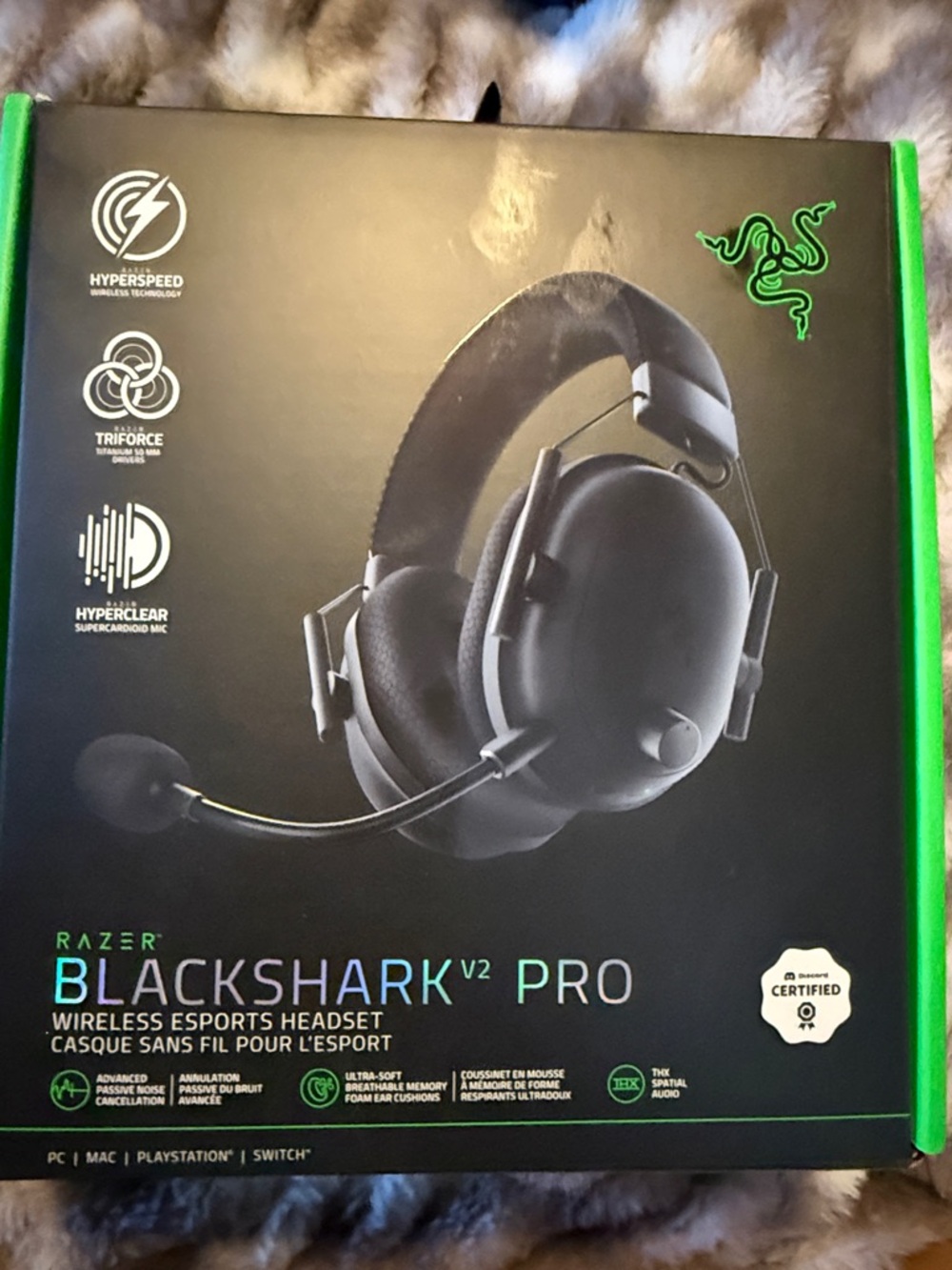 Razer BlackShark V2 Pro Wireless Gaming Headset - Black